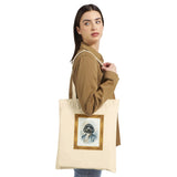 Classic Cotton Tote with Your Pet Portrait (Natural)
