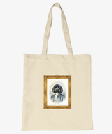 Organic Cotton Tote with Your Pet Portrait (Natural)